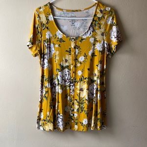 Floral flow torrid top